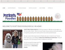 Tablet Screenshot of picketspoodles.com